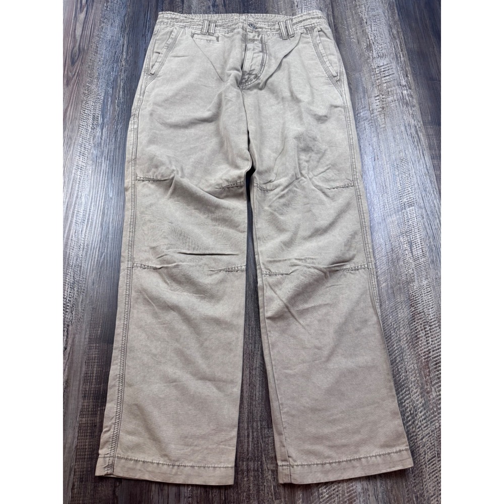 Carbon 2 Cobalt Mens 35 Khaki Cotton Element Straight Leg Utility Pants W0112032